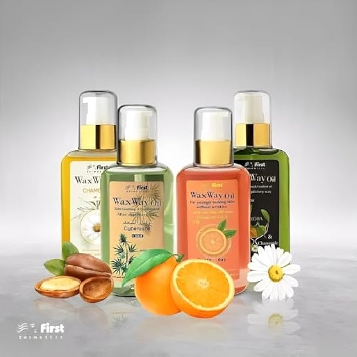 First Cosmetics - Wax Way Oil, After Depilatory Wax, For Younger Looking Skin Without Wrinkles (150 ML, Cyperus Oil & Vitamin E) - Image 2